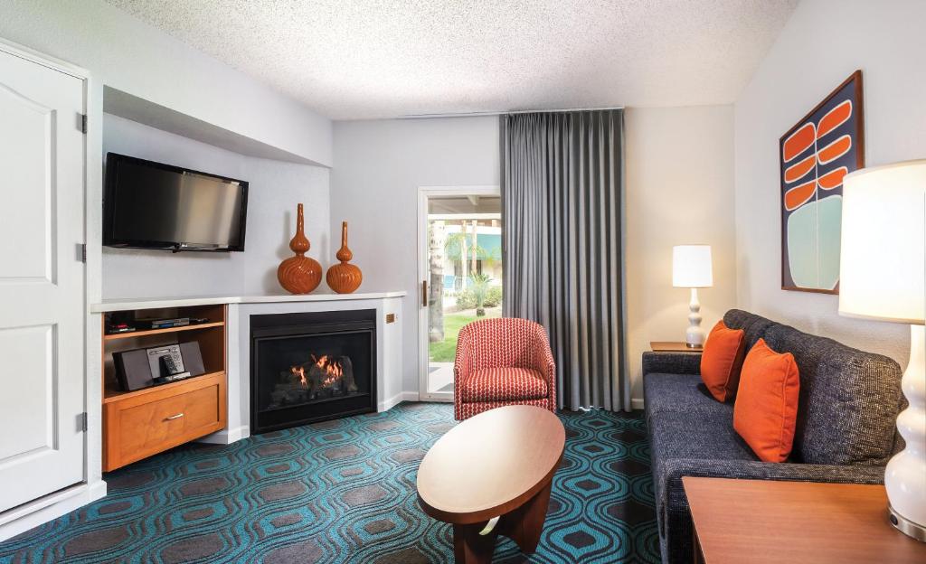 Posezení v ubytování WorldMark Palm Springs