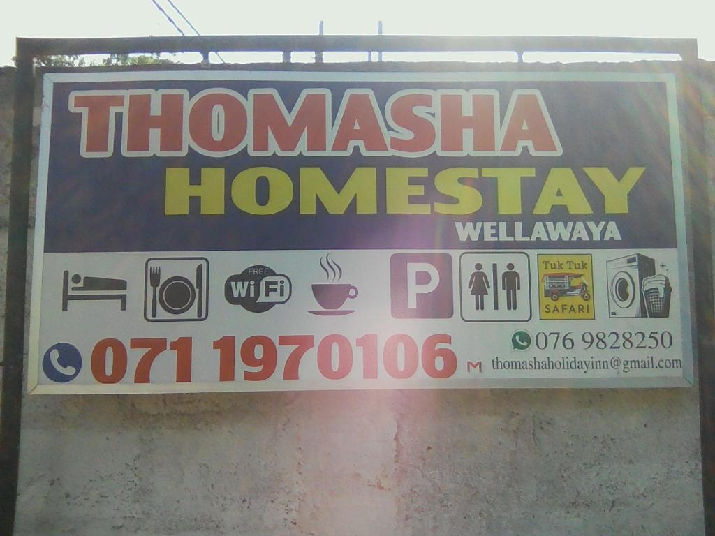 Certifikát, hodnocení, plakát nebo jiný dokument vystavený v ubytování Thomasha Homestay Wellawaya