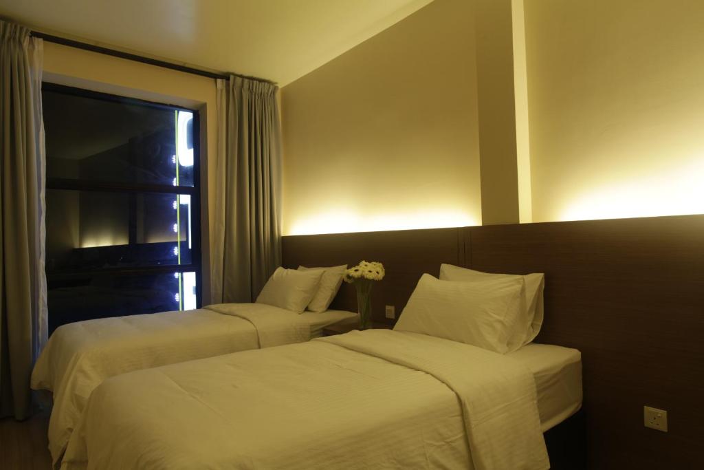 Postel nebo postele na pokoji v ubytování I am Jazz Hotel