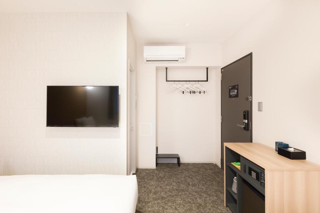 TV a/nebo společenská místnost v ubytování M's Hotel Sanjo Omiya