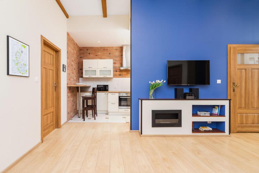 Kuchyňa alebo kuchynka v ubytovaní Deluxe Apartments Kraków Brzozowa by Noclegi Renters