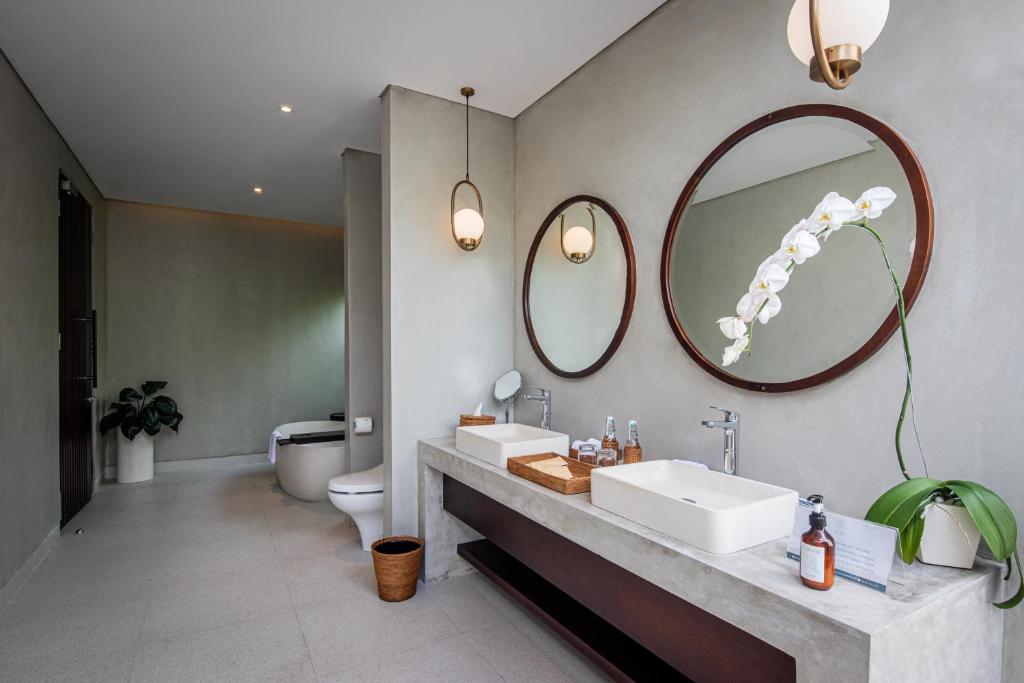 Koupelna v ubytování The Garcia Ubud Hotel & Resort