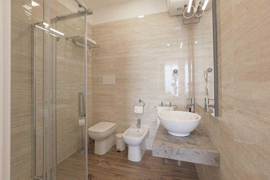 Koupelna v ubytování Esseneto Rooms