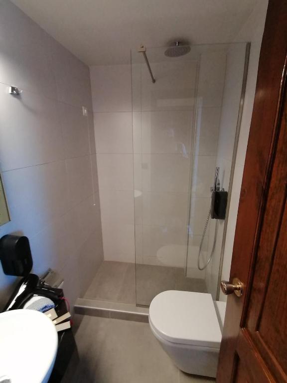 Koupelna v ubytování Alexis Hotel