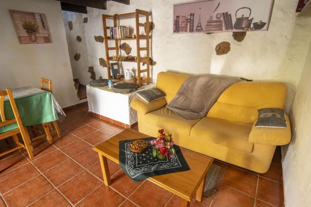 Posezení v ubytování Casa Rural Los Pasos Grandes