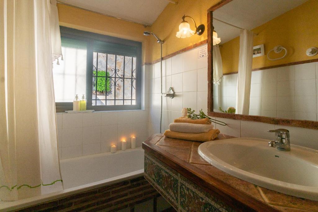 Kúpeľňa v ubytovaní Casa Rural La Pedra