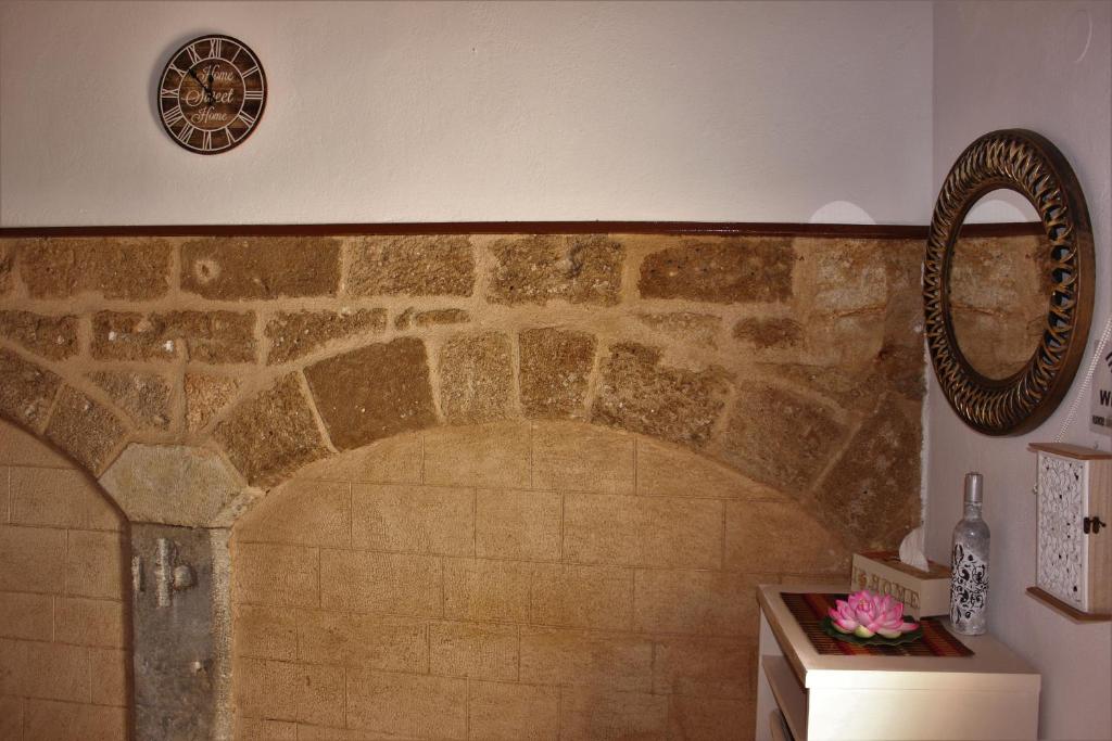 A bathroom at Traditional Stone house
