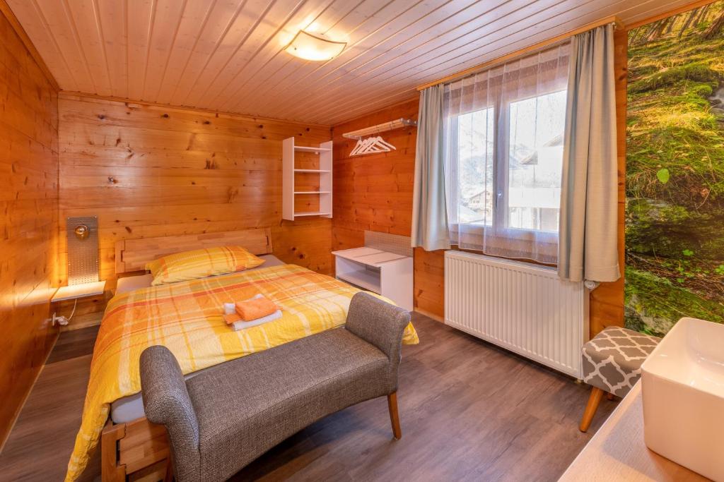 En eller flere senger på et rom på apartment EFEU "mit stil & tradition"