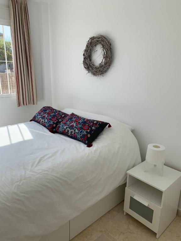Postel nebo postele na pokoji v ubytování Appartement Javea Arenal Beach Xabiamar