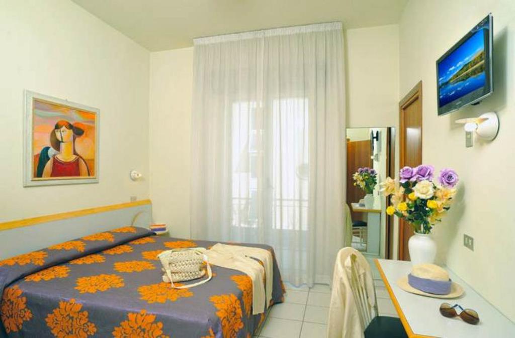 TV a/nebo společenská místnost v ubytování Hotel Astra