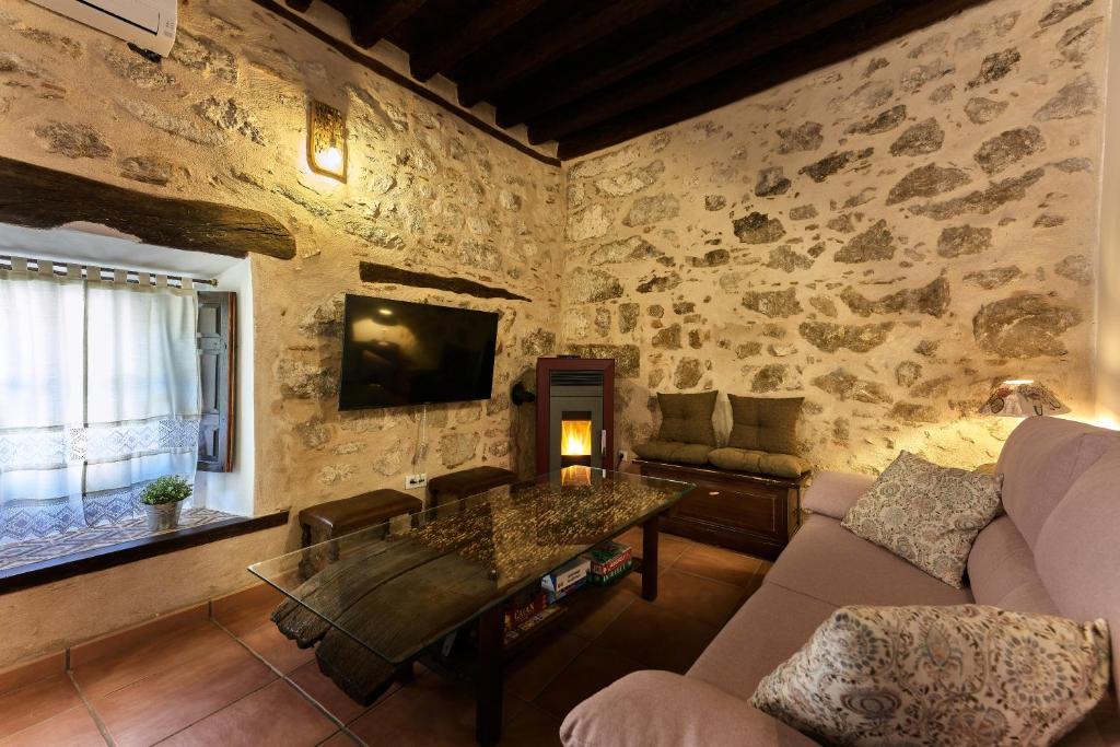 Posedenie v ubytovaní Casa Rural Tornerías