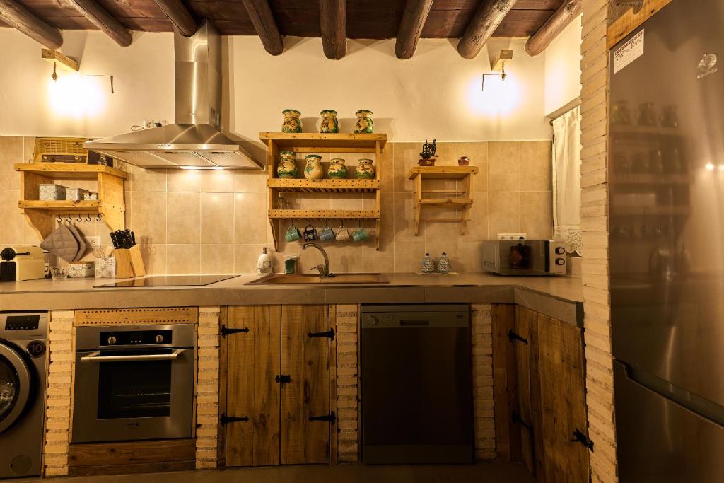 Kuchyňa alebo kuchynka v ubytovaní Casa Rural Tornerías