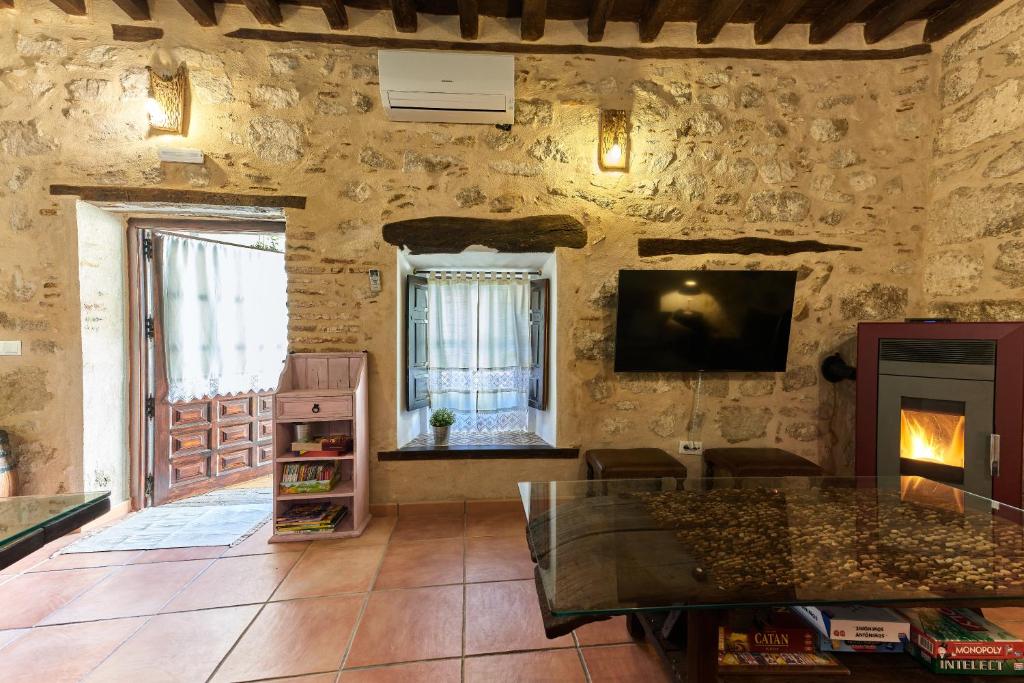 Posedenie v ubytovaní Casa Rural Tornerías