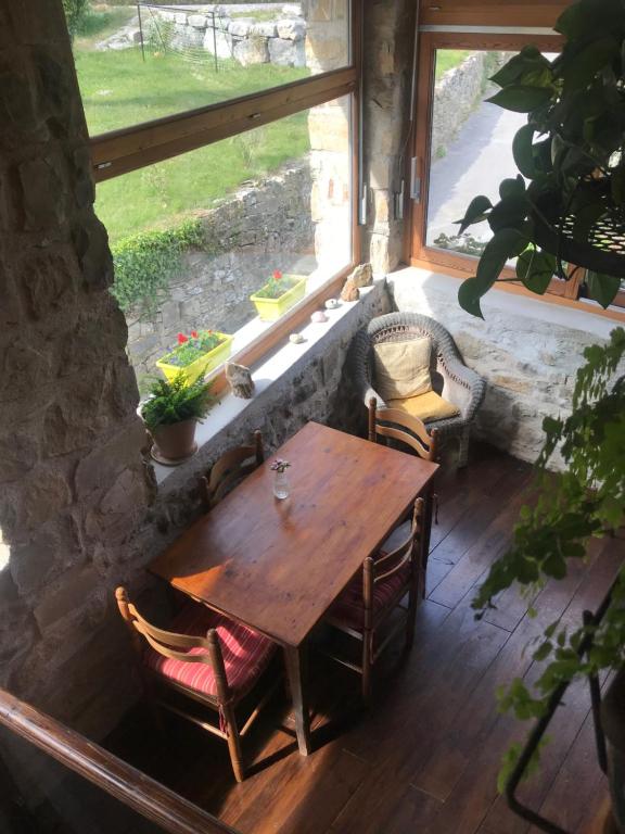 Posezení v ubytování Mas le Nogier Gites Apartments