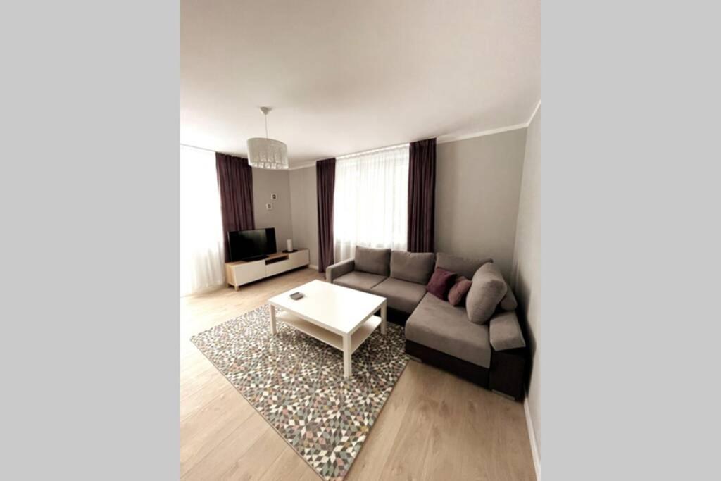 Posedenie v ubytovaní Modern apartment in Tarnow