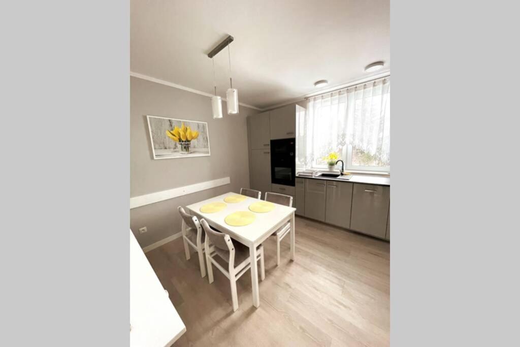 Kuchyňa alebo kuchynka v ubytovaní Modern apartment in Tarnow
