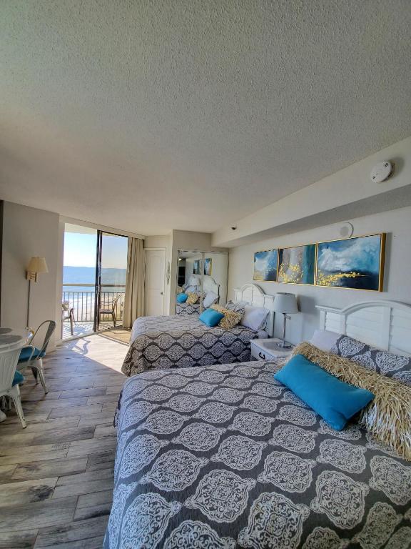 426 Belle Vue Magnificent Oceanfront studio with two balconies - 1ベッドルームのアパート