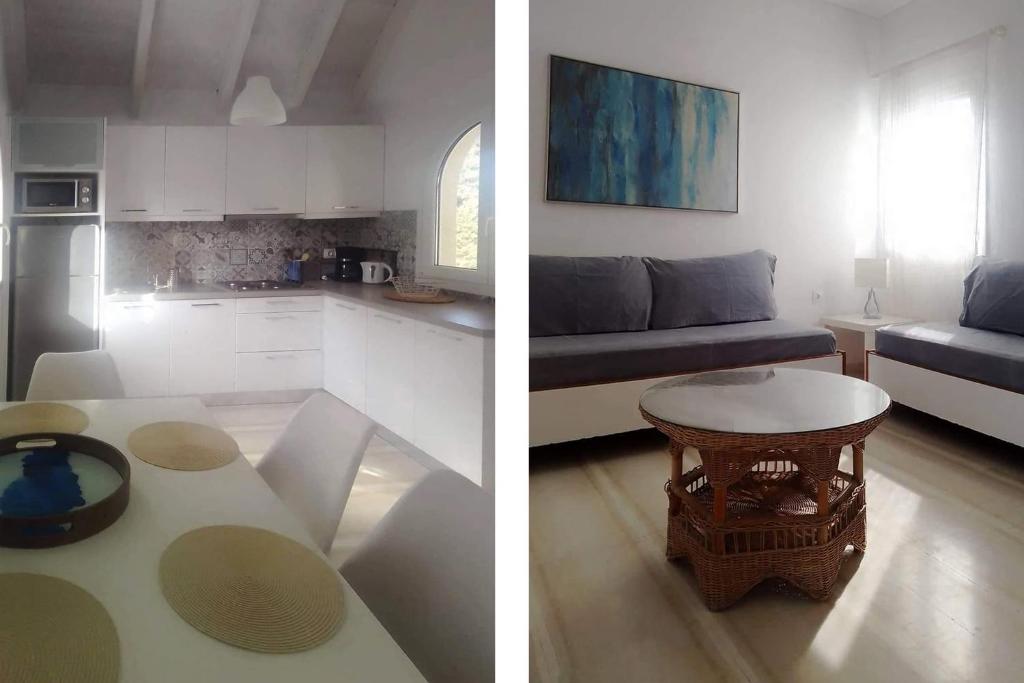 Posezení v ubytování Maison Metel
