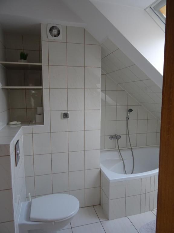Koupelna v ubytování Gościniec Klejnot