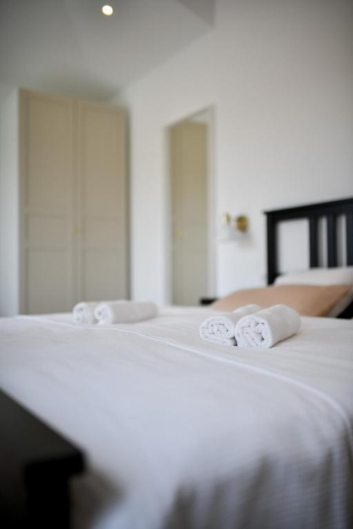Posteľ alebo postele v izbe v ubytovaní Wonderful Holiday House Bruno with heated pool