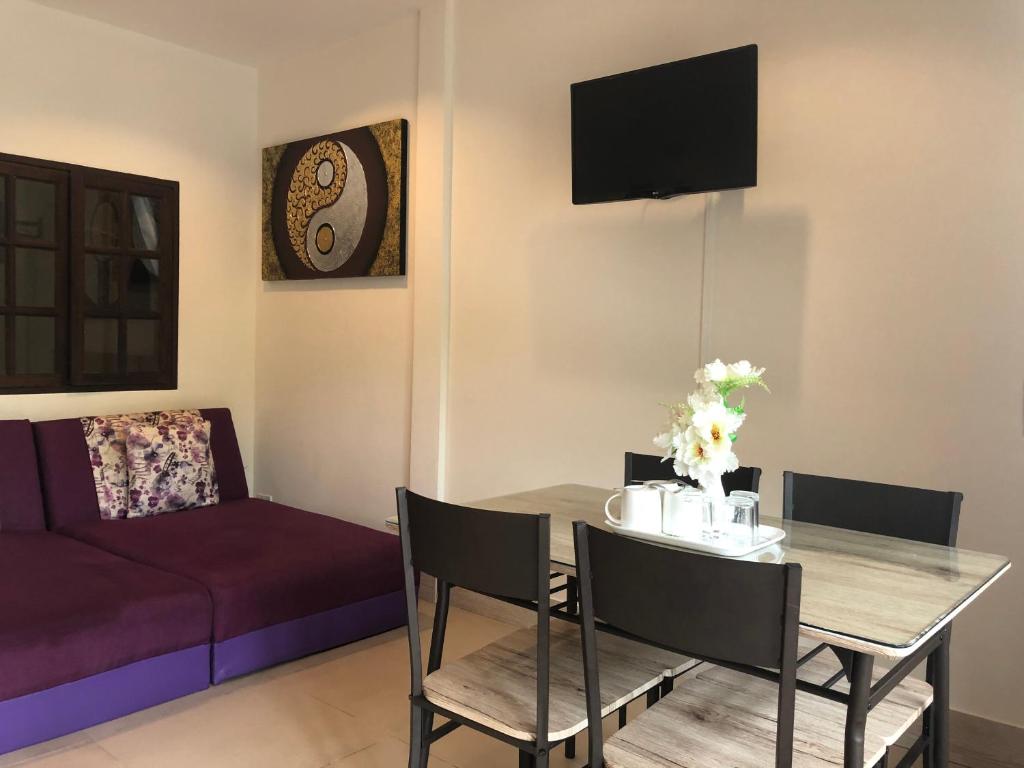 Posezení v ubytování Samui Zenity