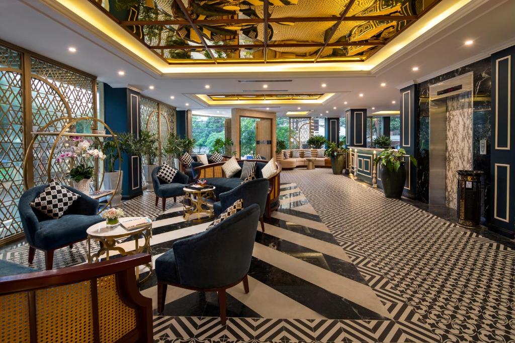 Posezení v ubytování Angel Hotels Beach Danang
