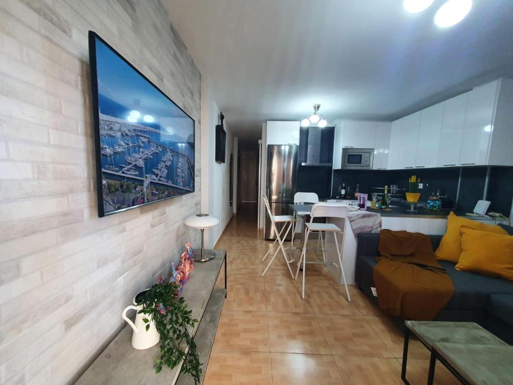 Posedenie v ubytovaní Surycan, beautiful apartment in maspalomas