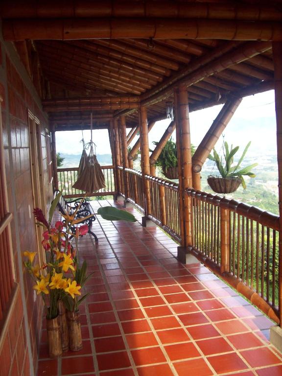 Balkón nebo terasa v ubytování Finca Hotel Villa Ilusión
