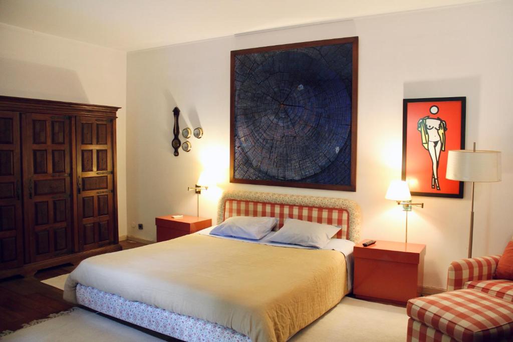 Voodi või voodid majutusasutuse Casa de Santa Catarina toas
