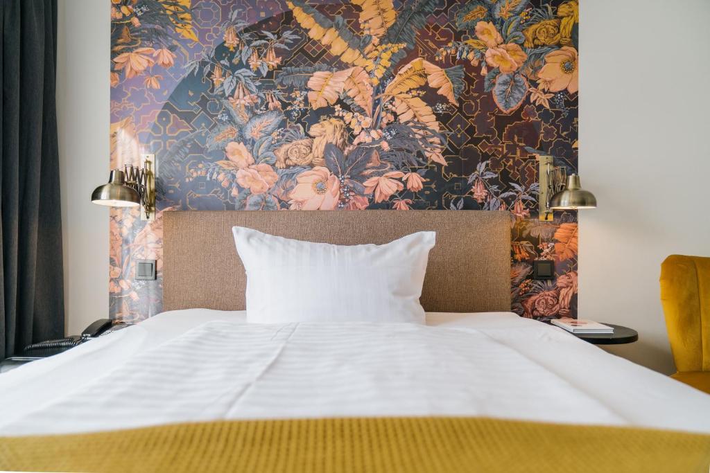 Postel nebo postele na pokoji v ubytování Hotel Stümpelstal