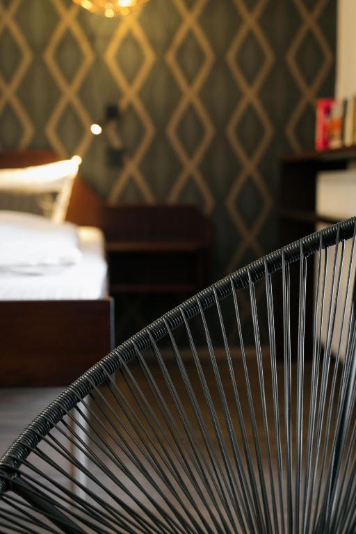 Postel nebo postele na pokoji v ubytování Hotel Stümpelstal