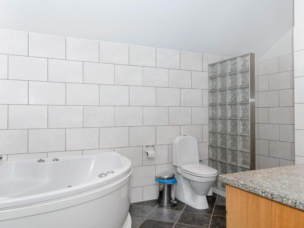 Koupelna v ubytování Apartment Glesborg