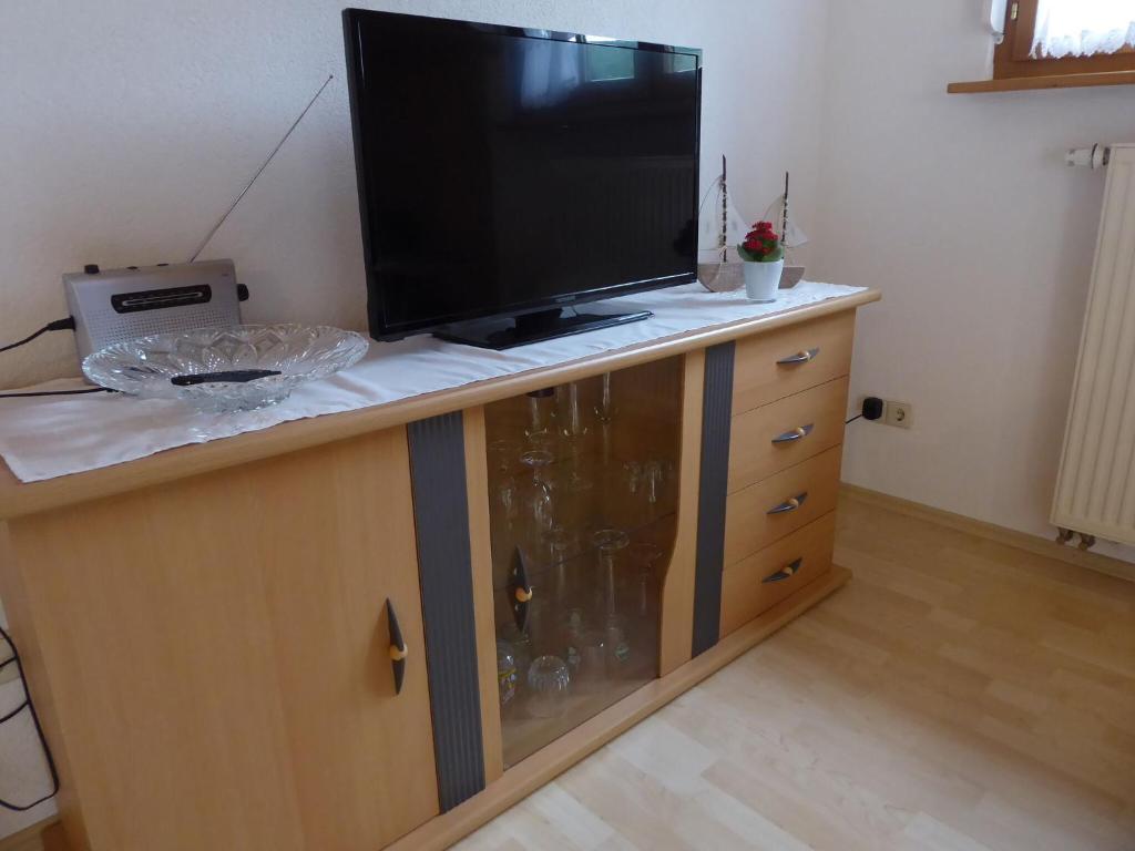 TV a/nebo společenská místnost v ubytování Apartment in Black Forest near Ski Lift