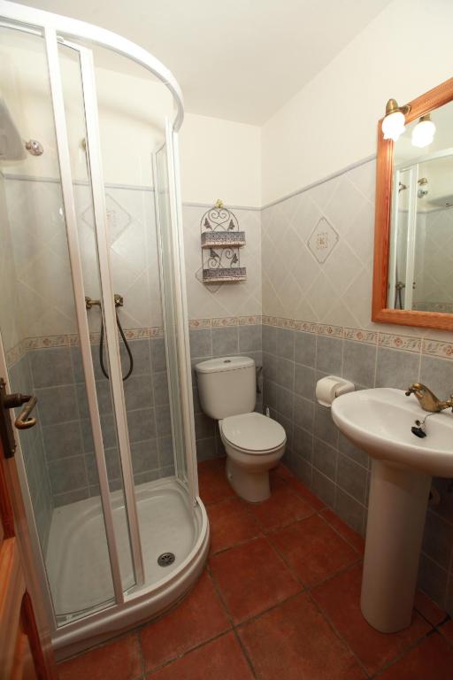 Koupelna v ubytování Casa Rural Rosa