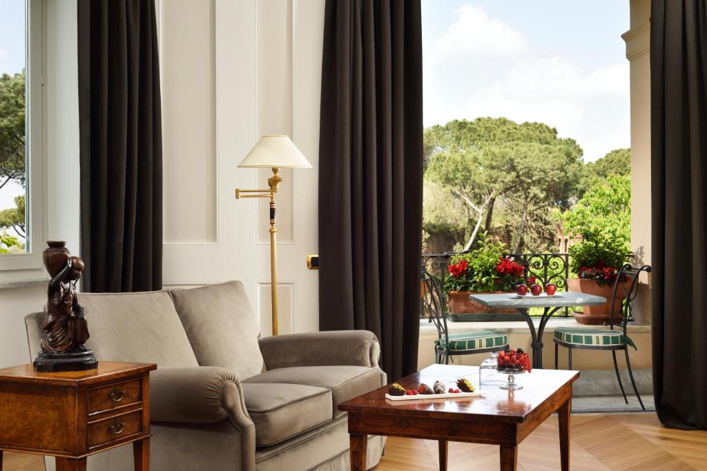 Posezení v ubytování Hotel Splendide Royal - The Leading Hotels of the World