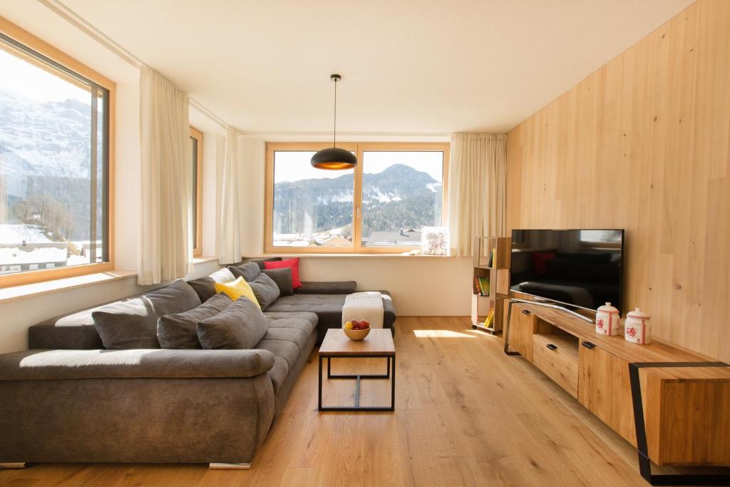 TV a/nebo společenská místnost v ubytování Appartement Isabella