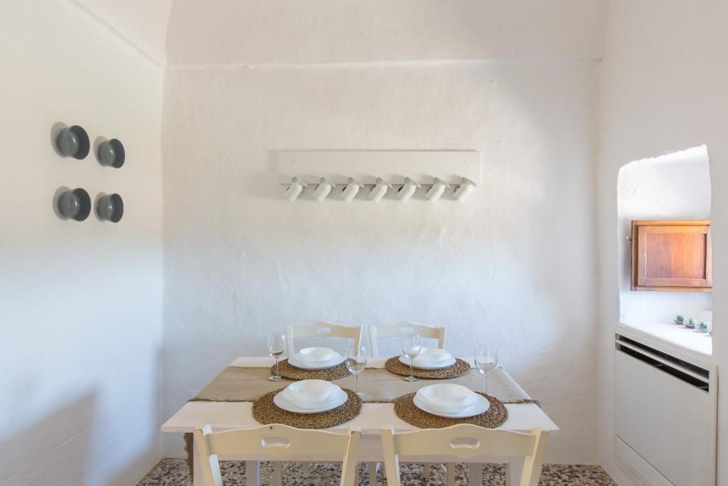 Kuchyň nebo kuchyňský kout v ubytování Masseria Castelluzzo