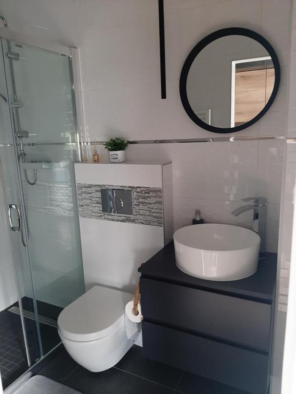 Łazienka w obiekcie haJÓ Apartman
