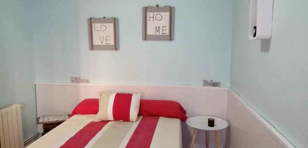 Postel nebo postele na pokoji v ubytování Ca la Glori