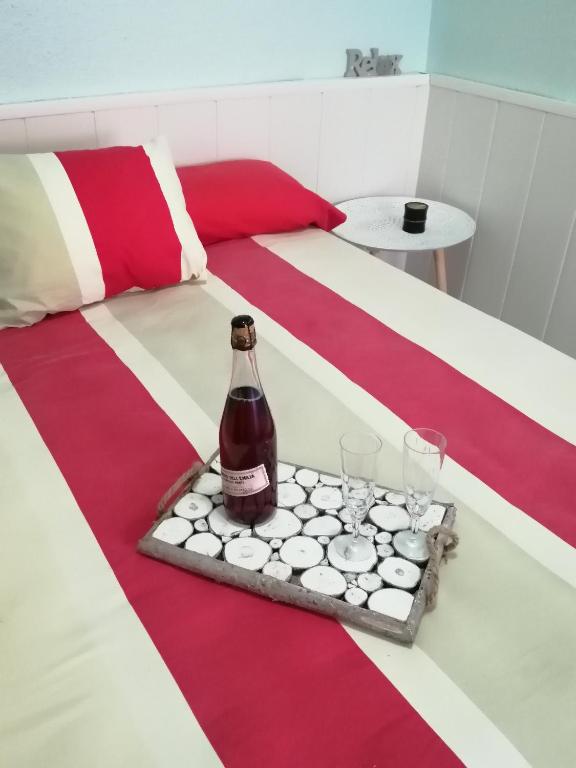 Postel nebo postele na pokoji v ubytování Ca la Glori