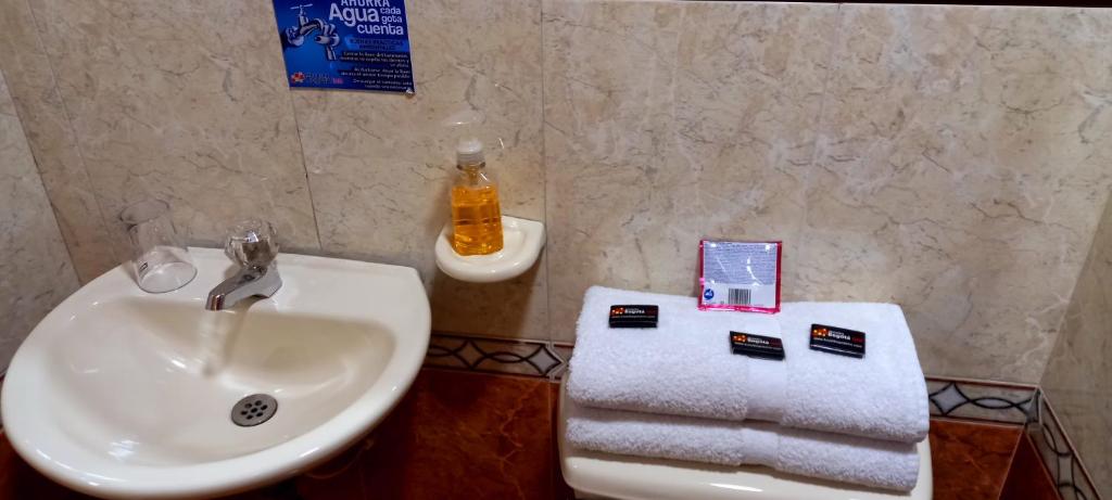 Koupelna v ubytování Hoteles Bogotá Inn Turisticas 63
