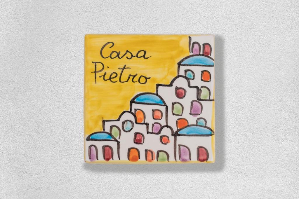 Majutusasutuses Casa Pietro olev sertifikaat, autasu, silt või muu dokument