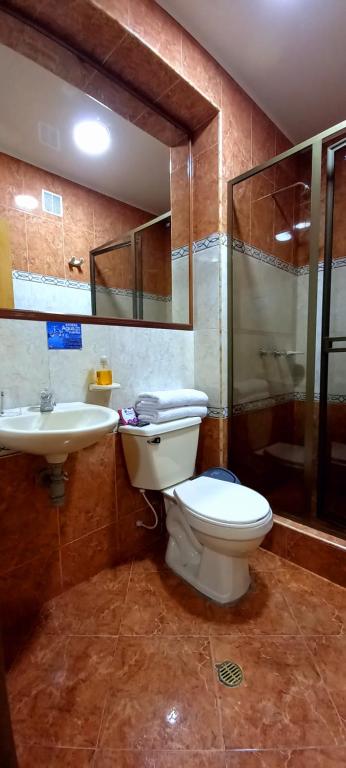 Koupelna v ubytování Hoteles Bogotá Inn Turisticas 63