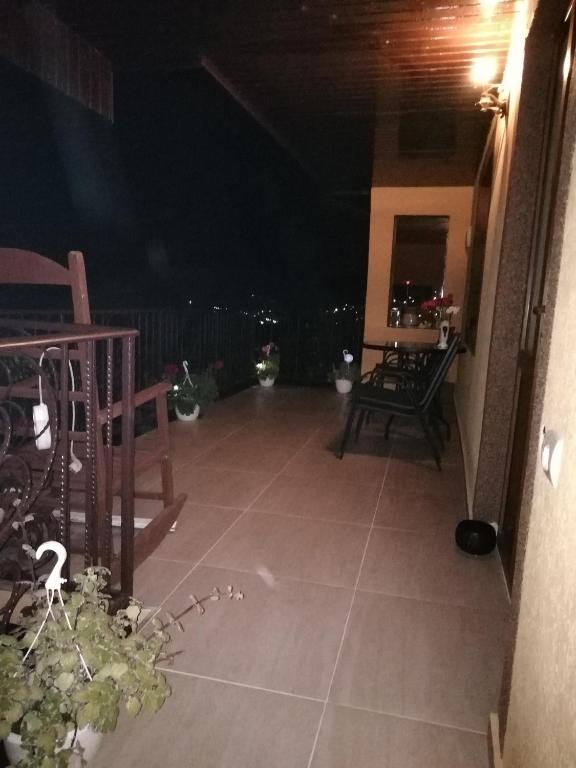 Balkón nebo terasa v ubytování Casa Darius