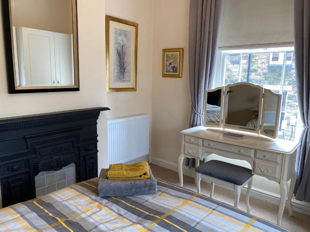Postel nebo postele na pokoji v ubytování Fabulous 2 bed Ground floor apartment Belper