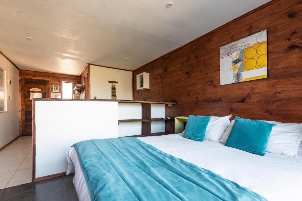 Letto o letti in una camera di Pichilemu Apart Hotel