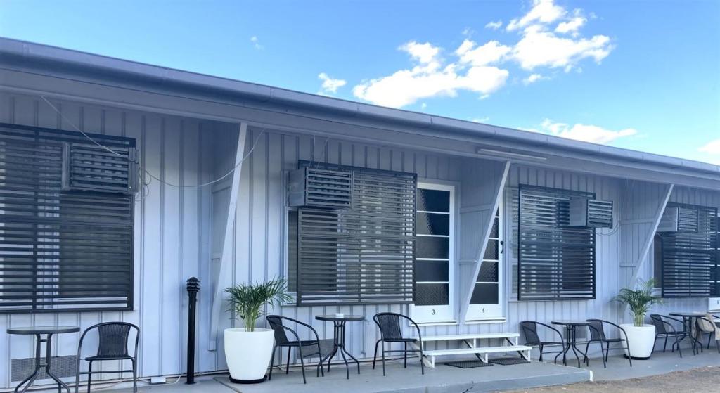 Balkón nebo terasa v ubytování Matilda Motel