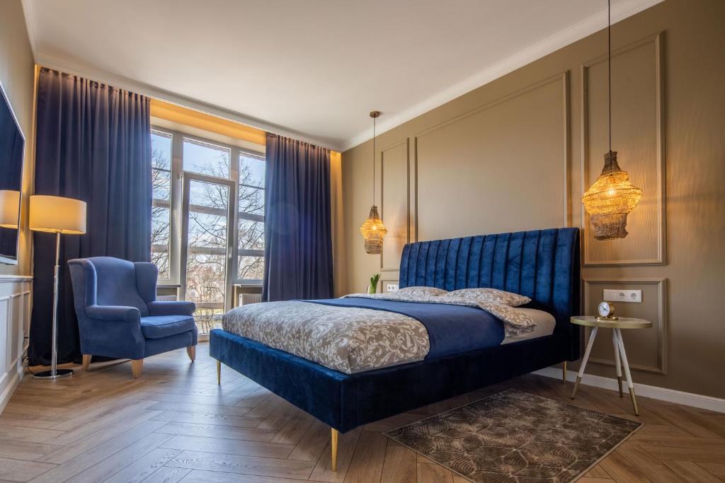 Posteľ alebo postele v izbe v ubytovaní LIVING & LIFESTYLE home - Klaipeda - by Hello Sea homes