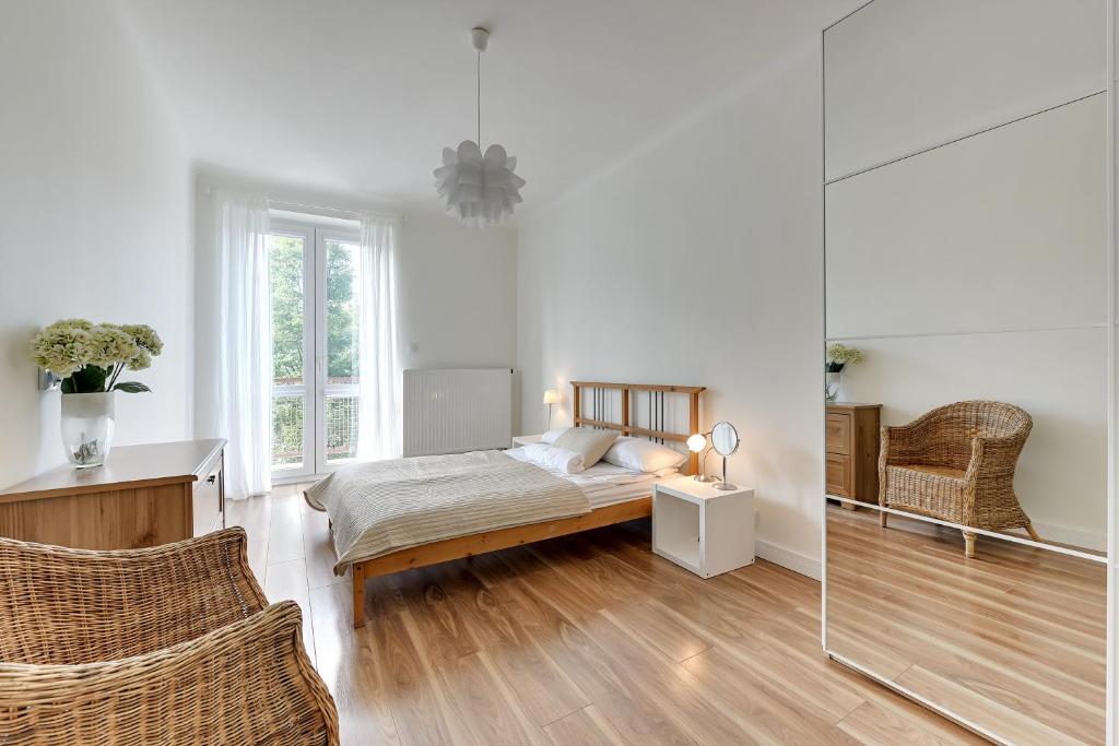 Posteľ alebo postele v izbe v ubytovaní Pirate Apartment - Seaside