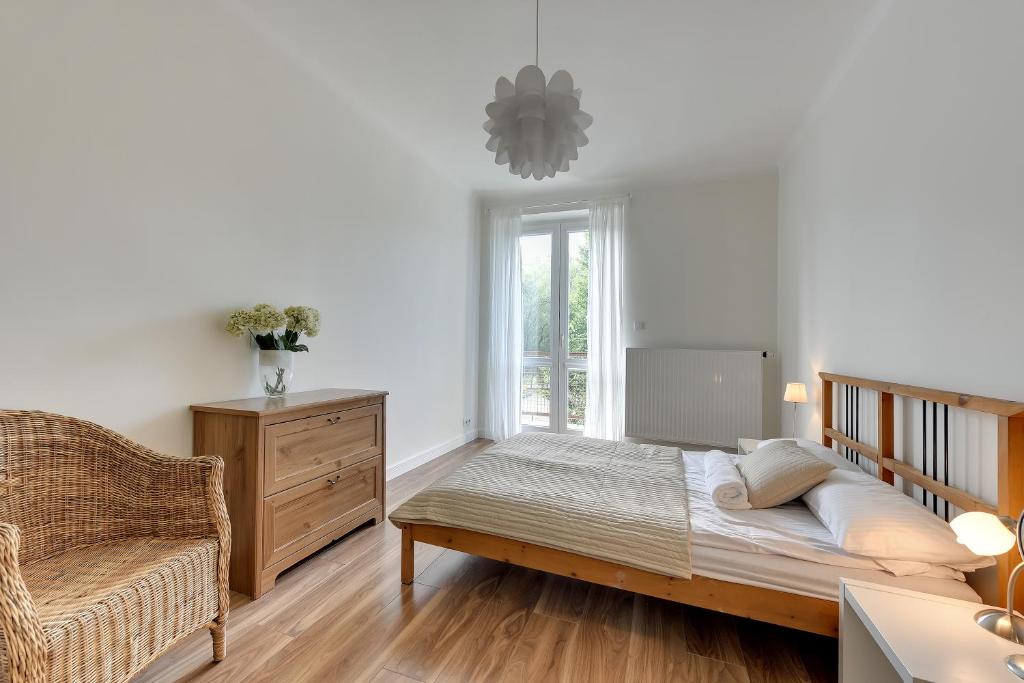 Posteľ alebo postele v izbe v ubytovaní Pirate Apartment - Seaside